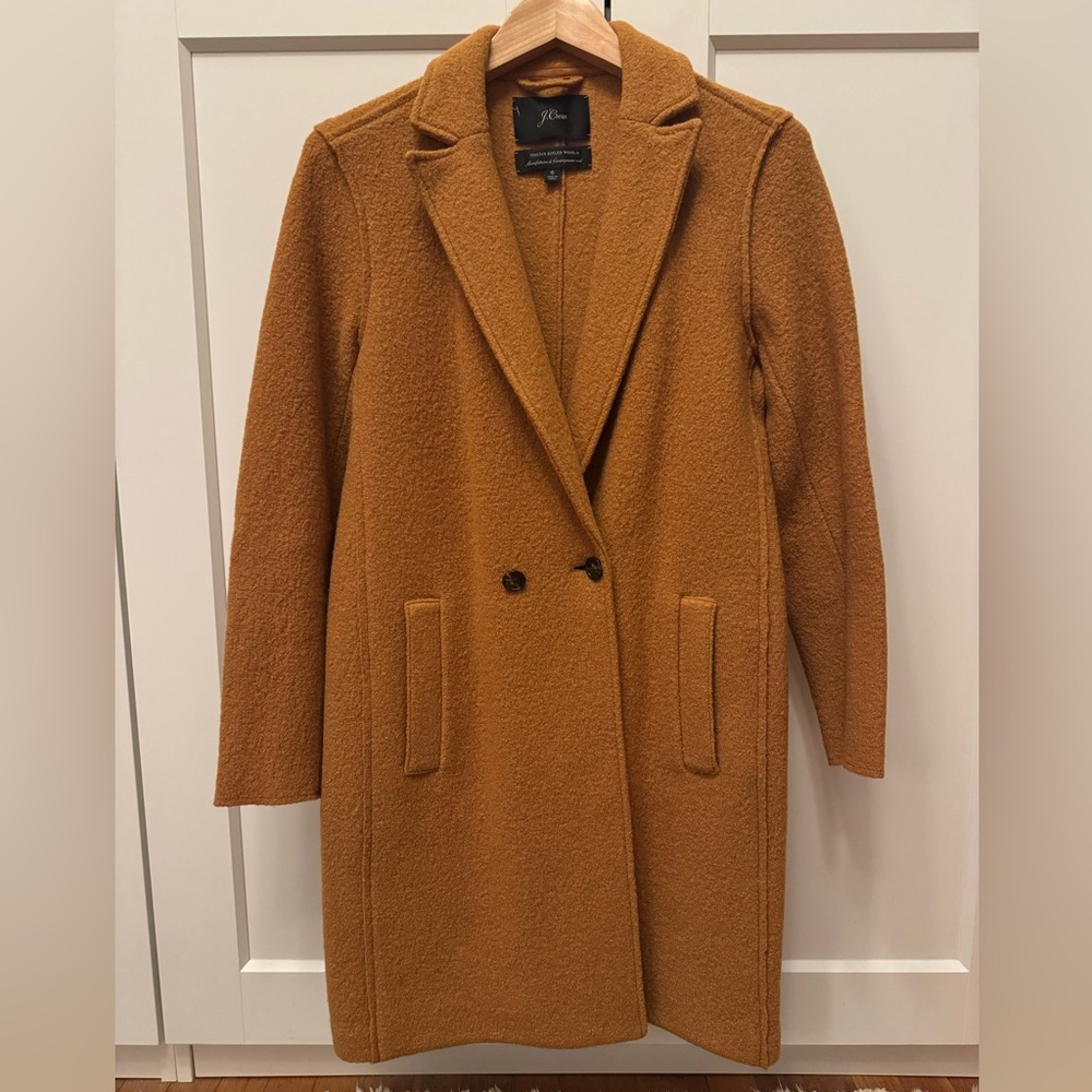 J. Crew Women's Camel Trench Coat